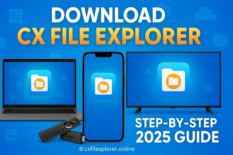 CX File Explorer Download for iOS, PC & Firestic