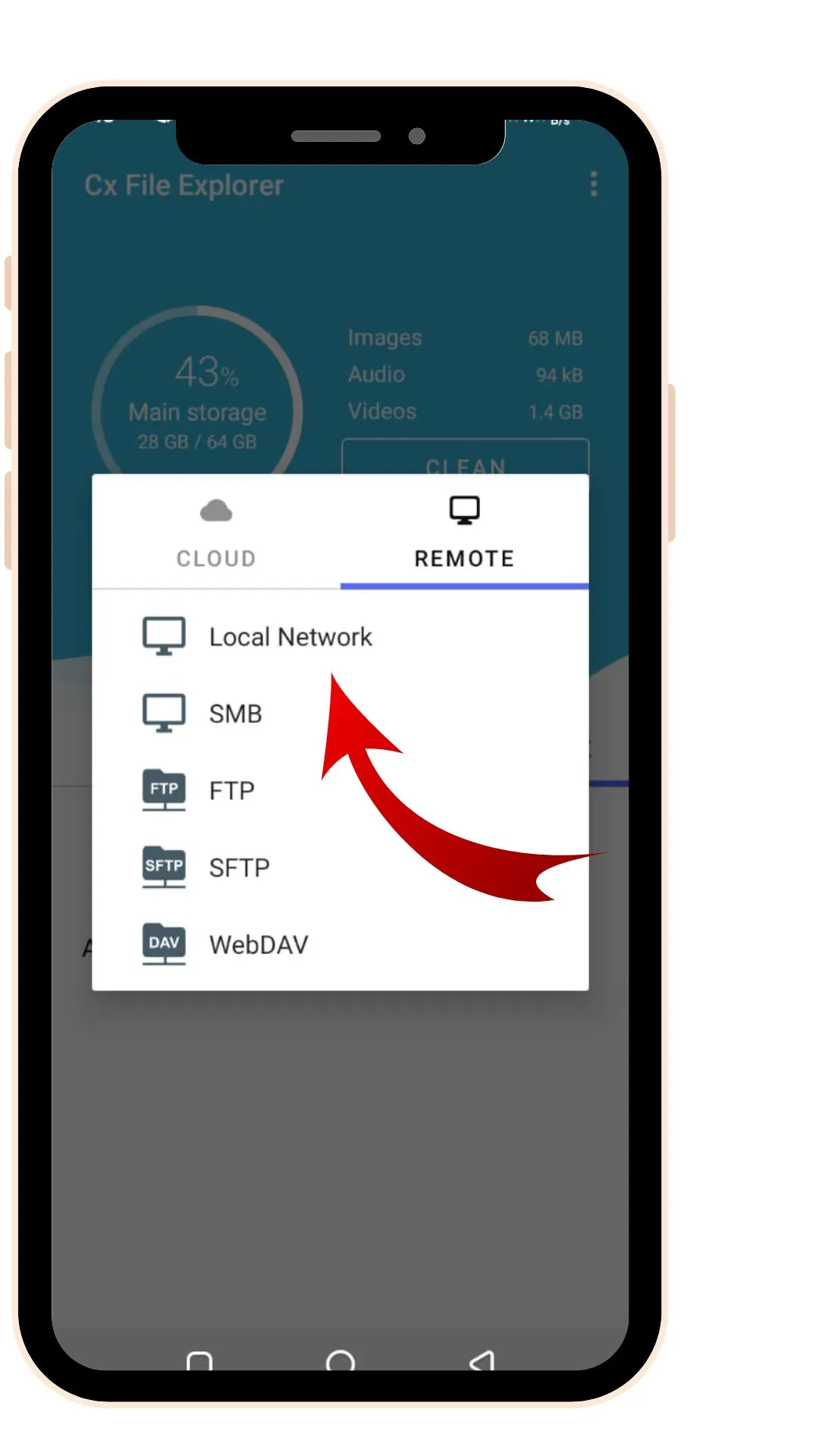 Cx File Explorer Local Network