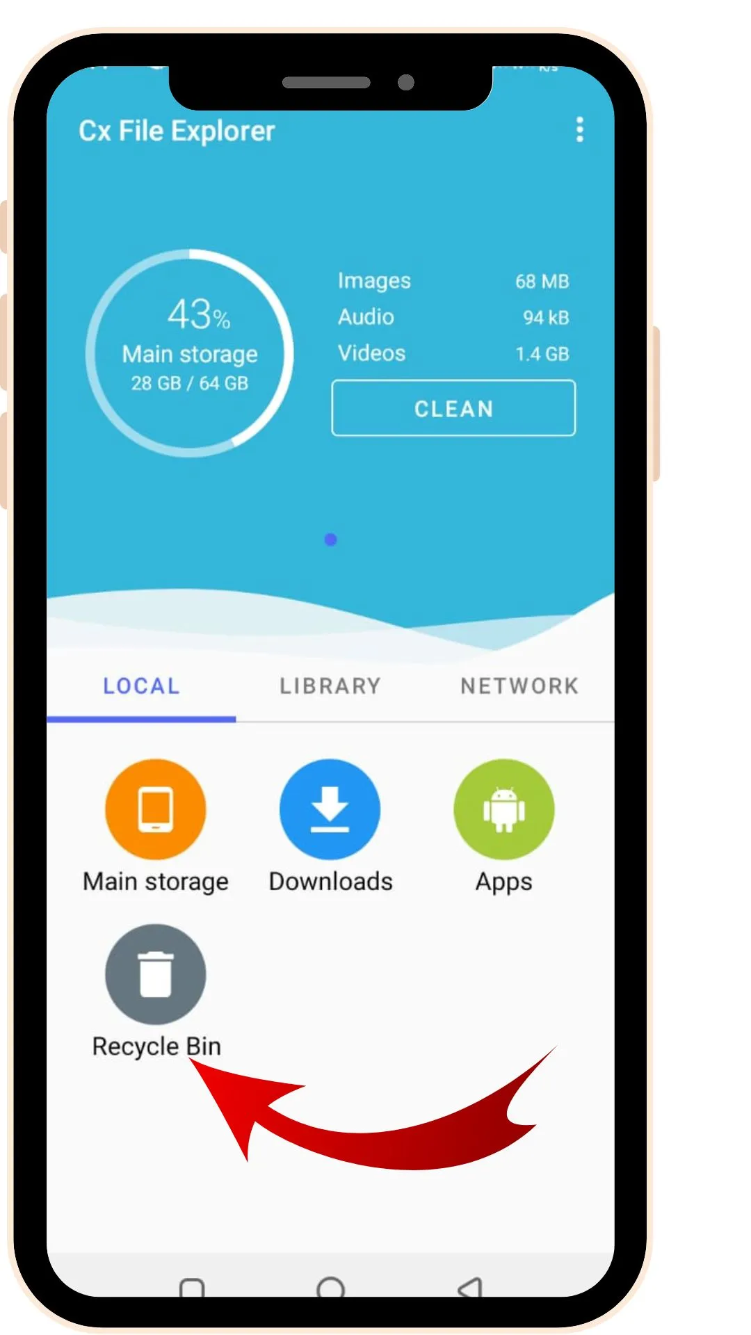 Cx File Explorer Recycle Bin