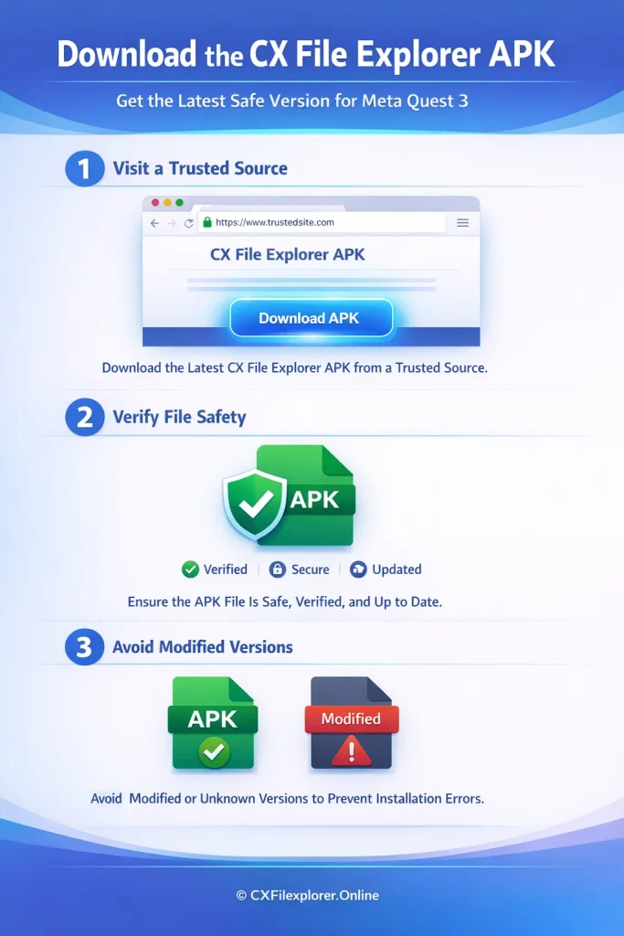 Step 4: Download the CX File Explorer APK