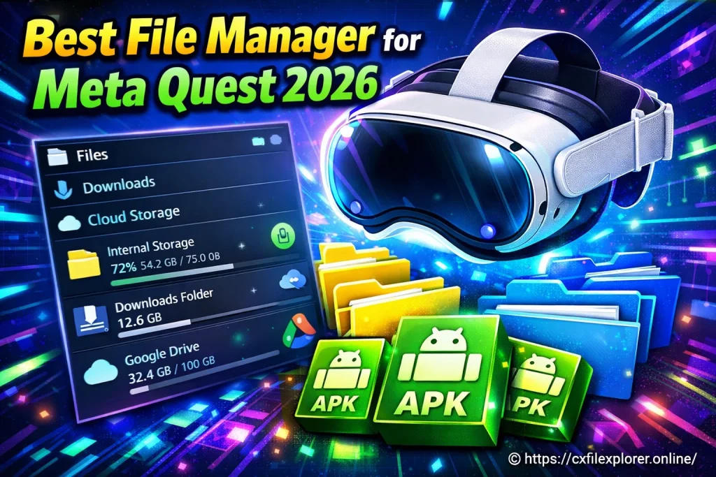 Best File Manager for Meta Quest Headsets 2026